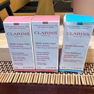 Clarins Multi-Active & Hydra-Essentiel Skincare